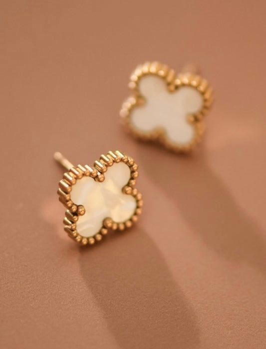 Lucky You Clover Earrings